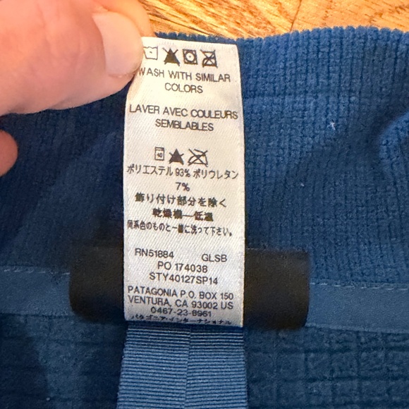 Patagonia Men's R1 Fleece Jacket in Blue (Size Small) - Picture 5 of 11